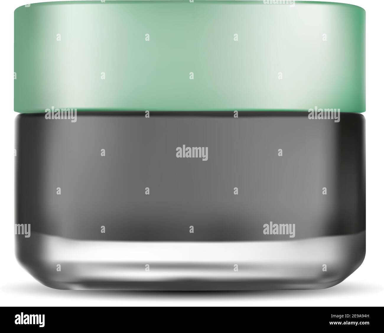Download Cream Jar Matte Glass Face Care Cosmetic Product Isolated 3d Luxury Container With Glossy Plastic Lid For Body Butter Scrub Blank Makeup Treatment Stock Vector Image Art Alamy