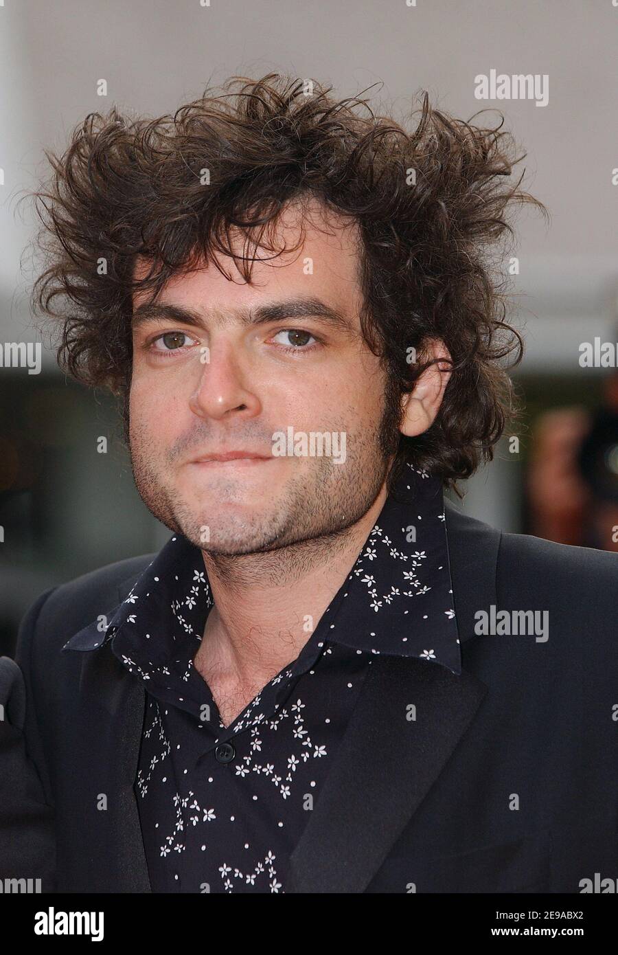 French musician Mathieu Chedid walks the red carpet of the Palais des ...