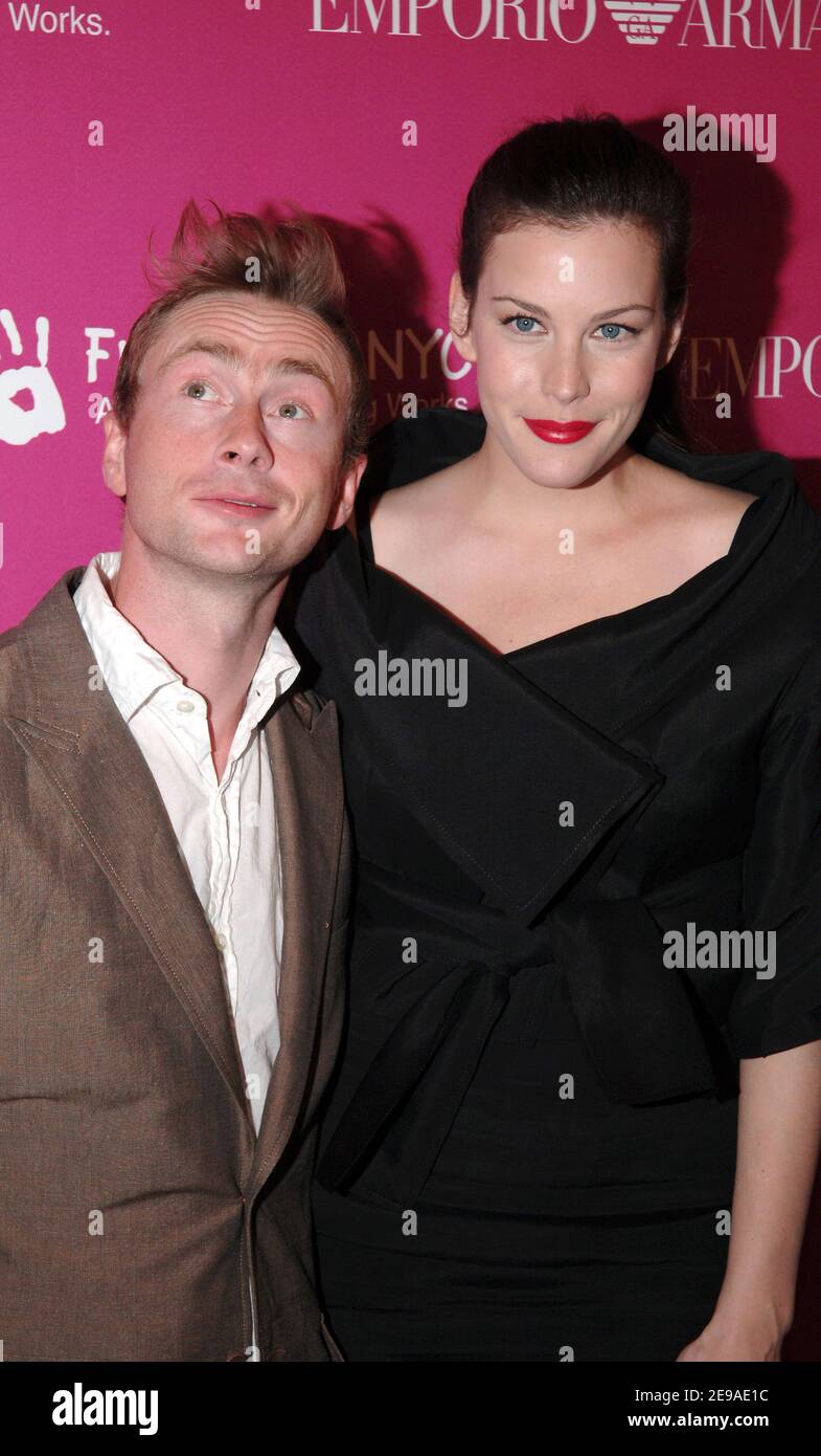 Liv Tyler and her husband Royston Langdon arrive at the 7th annual Free Arts NYC auction benefit in New York, NY, USA on Tuesday, May 23, 2006. Photo by Nicolas Khayat/ABACAPRESS.COM Stock Photo