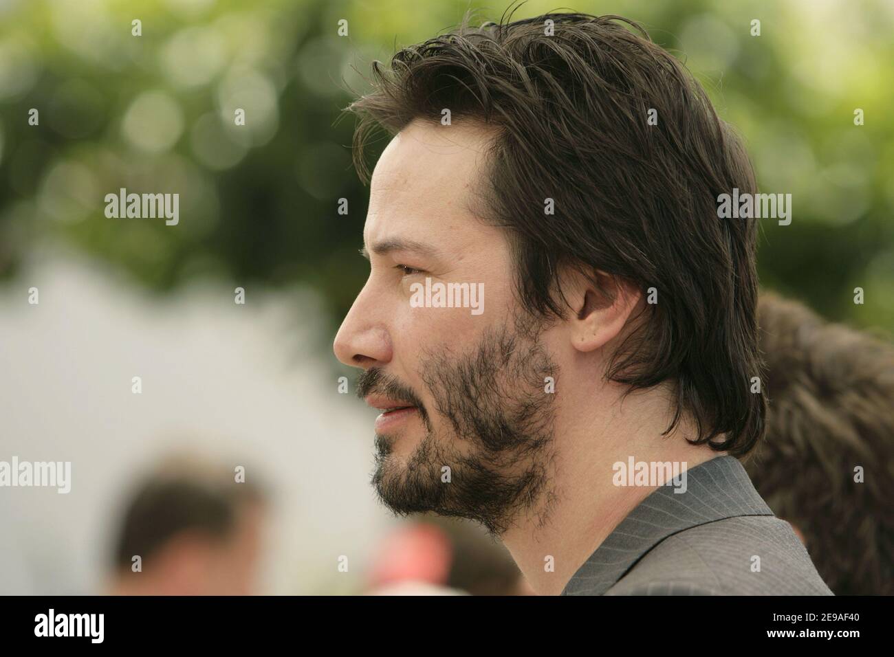 Keanu Reeves poses for the medias during the photocall of 'A Scanner Darkly' during the 59th Film Festival in Cannes, France on May 25, 2006. Photo by Hahn-Nebinger-Orban/ABACAPRESS.COM Stock Photo