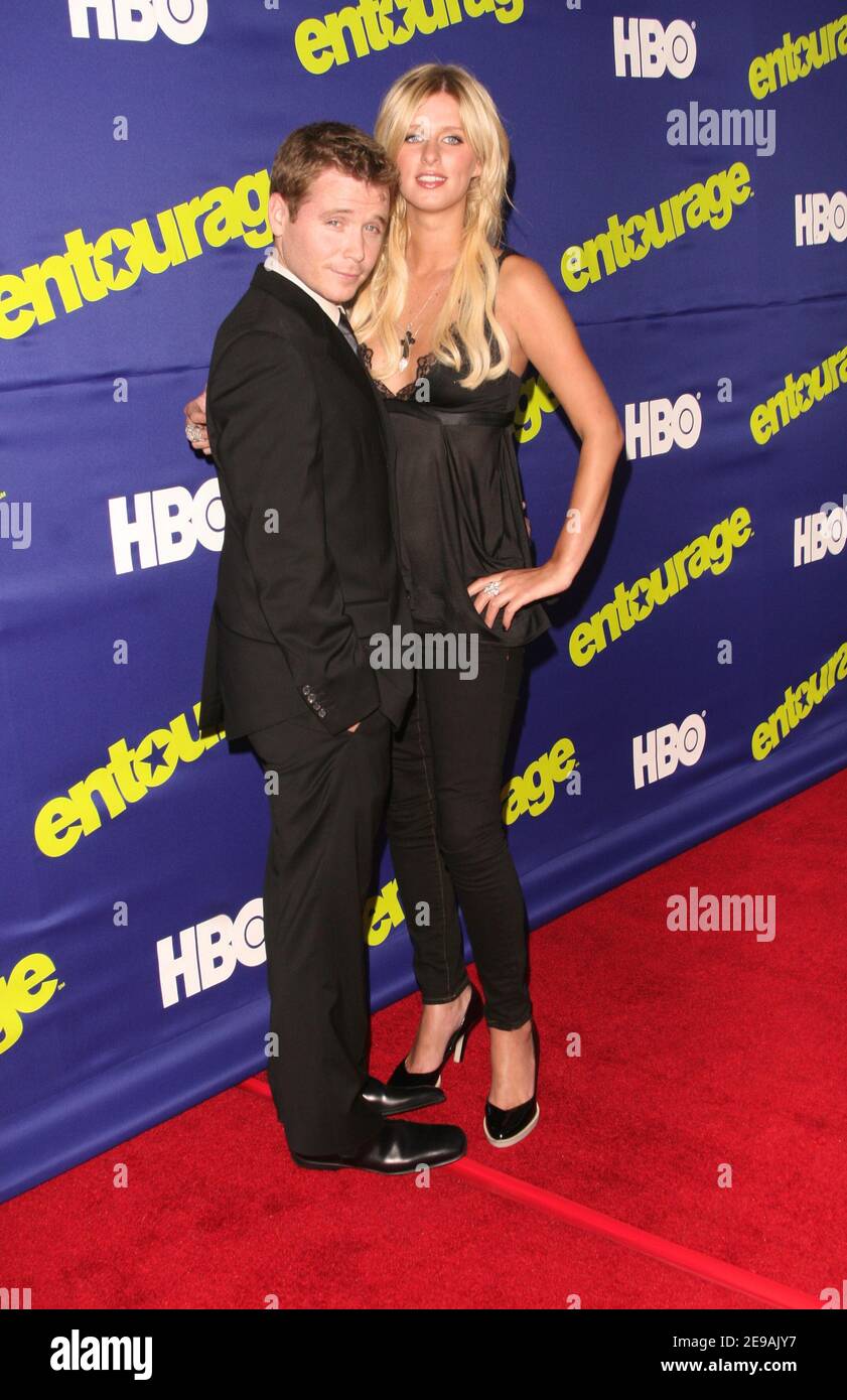 Kevin Connolly and Nicky Hilton arrive at the Los Angeles Premiere of the HBO Originial Series 'Entourage', held at the Cinerama Dome in Los Angeles, CA, USA on June 1, 2006. Photo by Steve Levy/ABACAPRESS.COM Stock Photo
