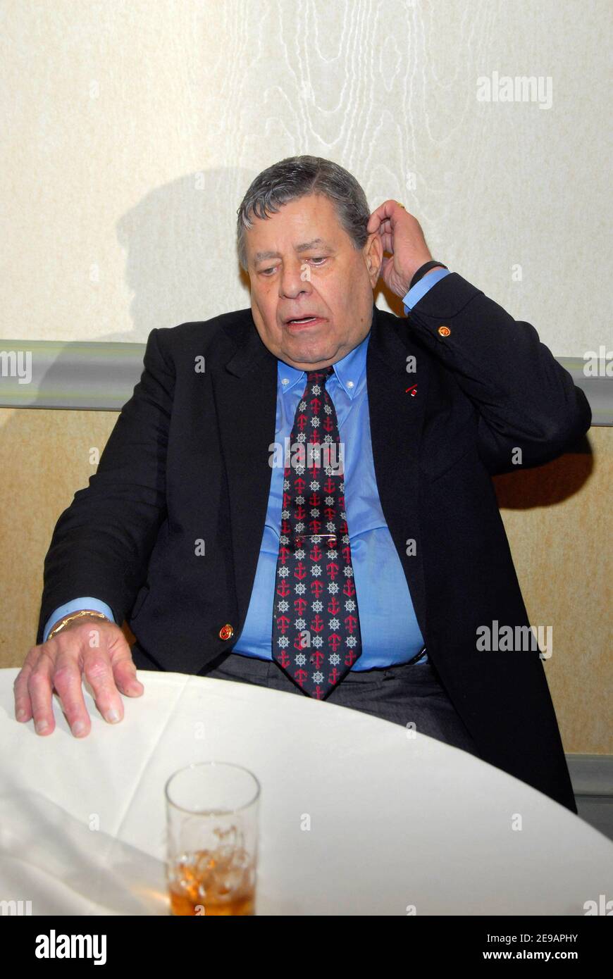 Comedian Jerry Lewis attends his Friars Club roast held at the New York