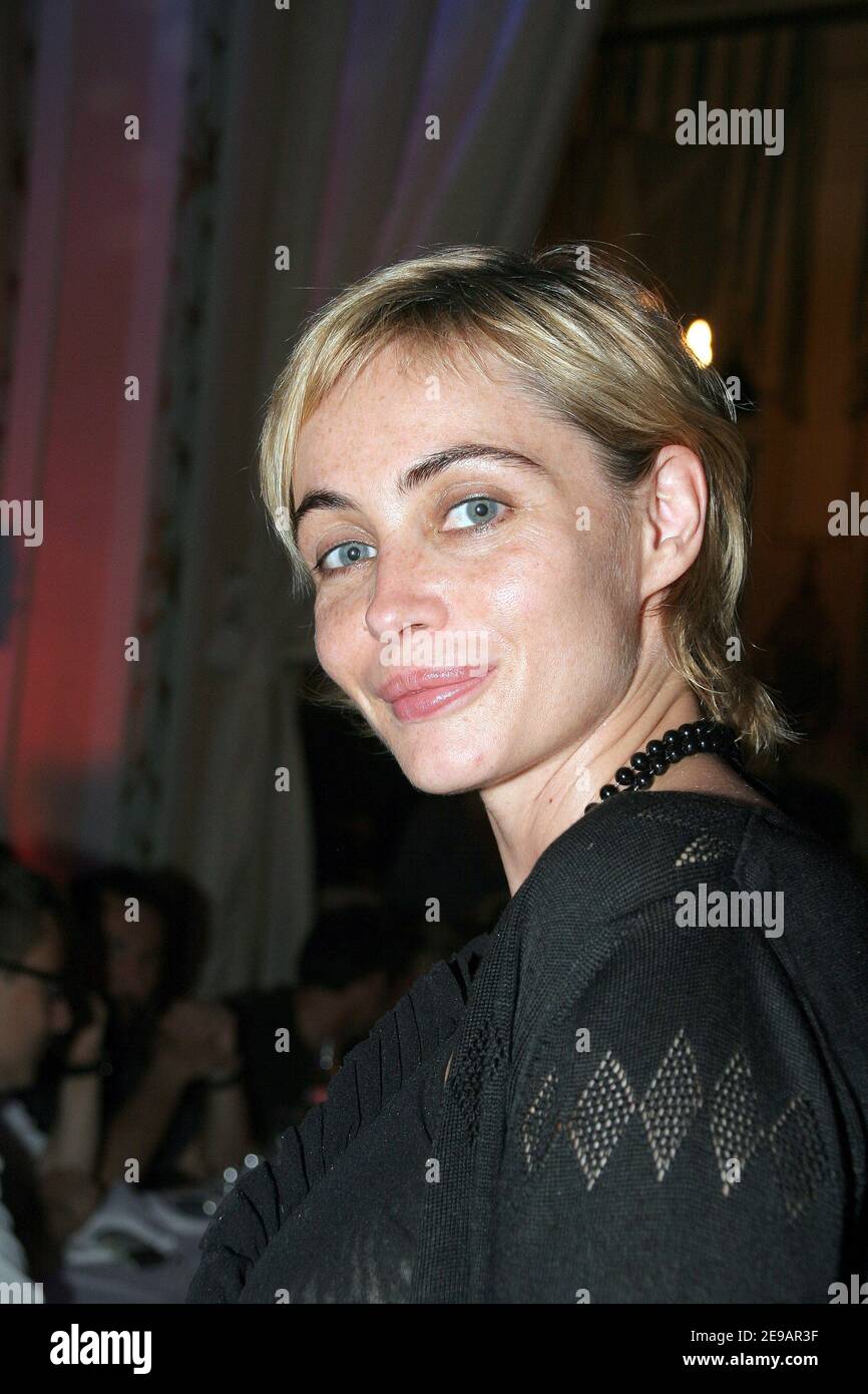 French Actress Emmanuelle Beart during '20th Cabourg Film Festival' on