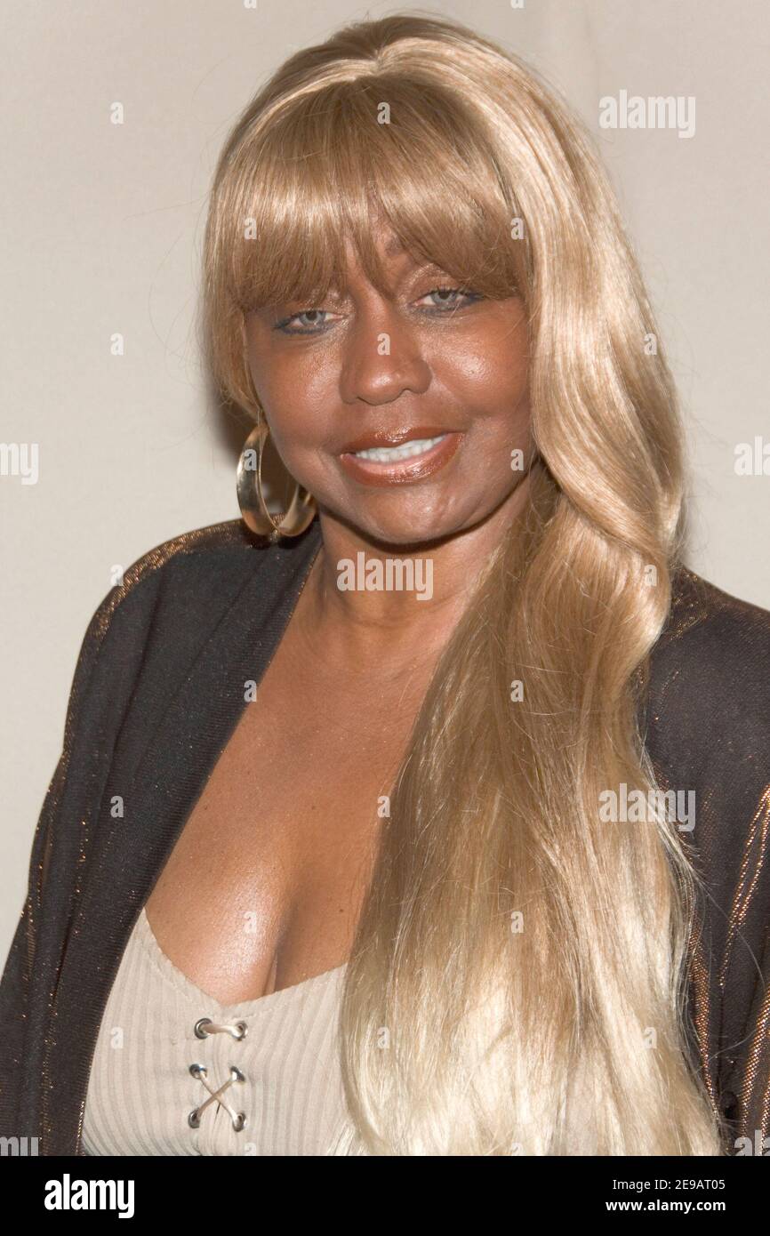 Socialite Janice Combs arrives at Def Jam Music Group chairman Antonio 'LA' Reid's 50th birthday party June 10, 2006, at Nobu 57 in New York City, NY, USA. Photo by Jim Rock/ABACAPRESS.COM Stock Photo