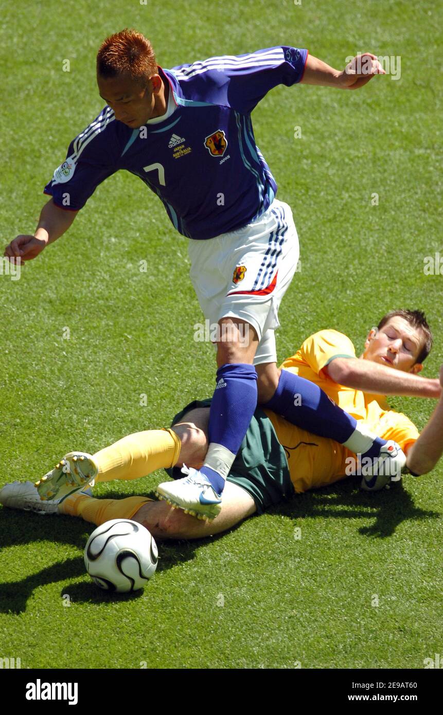 Japan Hidetoshi Nakata during the World Cup 2006, Group F, Australia vs Japan, in Kaiserslautern, Germany on June 12, 2006. Australia won 3-1. Photo by Gouhier-Hahn-Orban/Cameleon/ABACAPRESS.COM Stock Photo