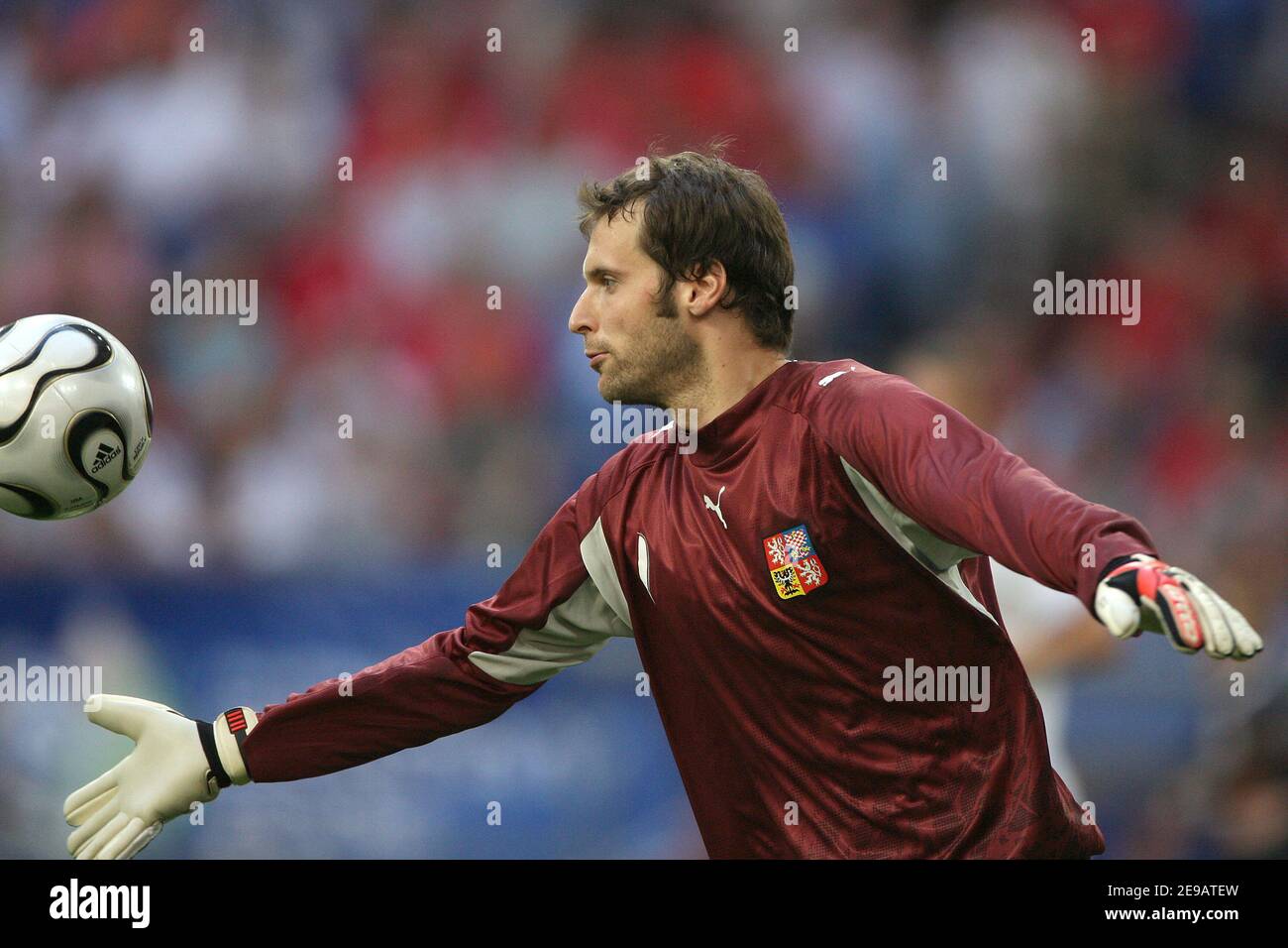 Czech Republic s Petr Cech during the World Cup 2006 Group E Czech Republic vs USA in Gelsenkirchen Germany on June 12 2006. Czech Republic won 3 0. Photo by Gouhier Hahn Orban Cameleon ABACAPRESS.COM...