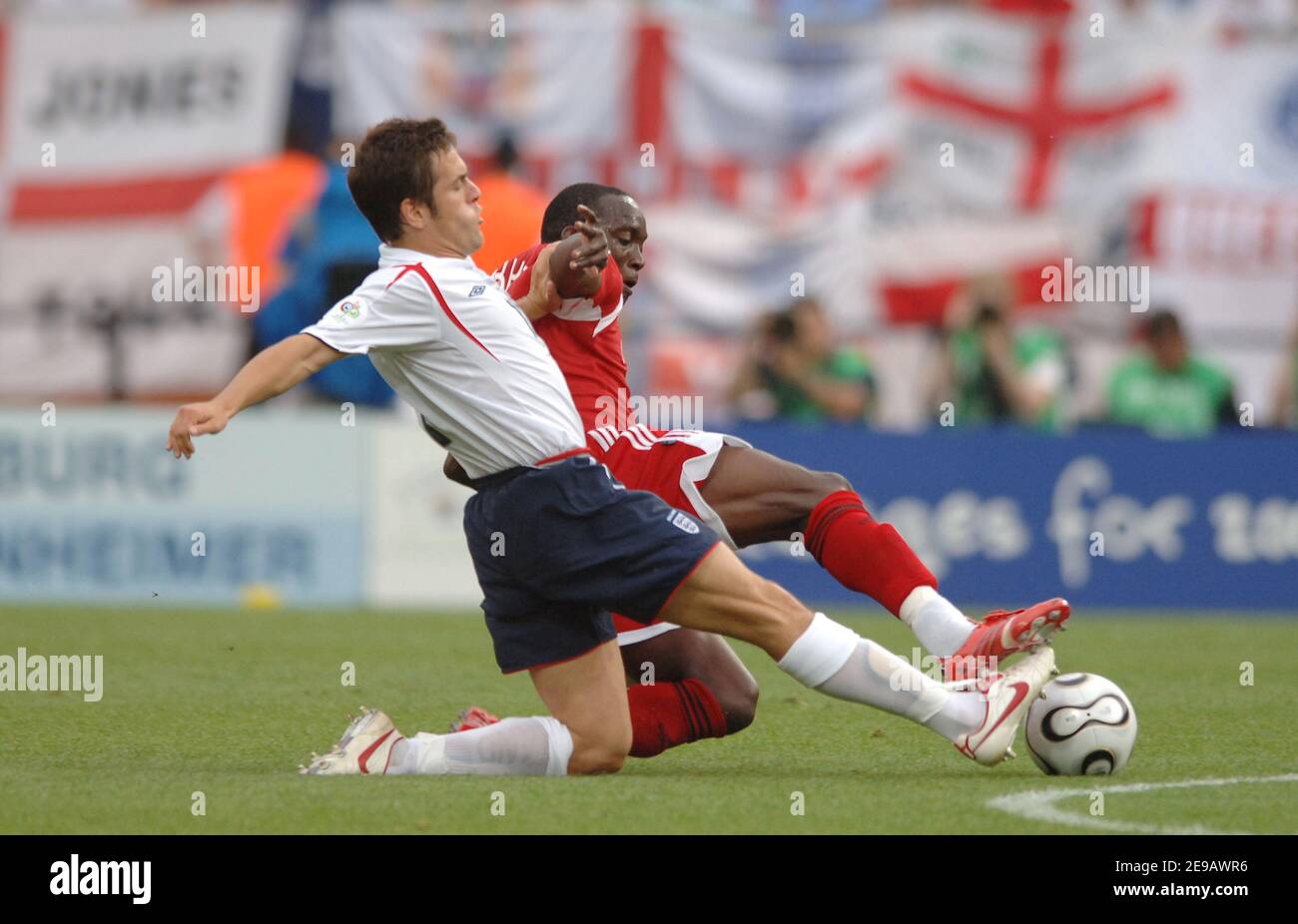 World Cup 2006, England vs Trinidad and Tobago at the Easy-Credit-Stadion stadium in Nuremberg, Germany on 15, 2006. England won 2-0. Photo by Gouhier-Hahn-Orban/Cameleon/ABACAPRESS.COM. Stock Photo