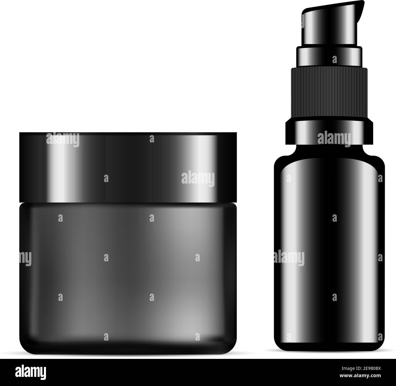Download Black Round Cosmetic Container Serum Pump Bottle Matte Glass Cream Jar Realistic Moisturizer Bowl Glossy Plastic Oil Dispenser Medicine Treatment Stock Vector Image Art Alamy