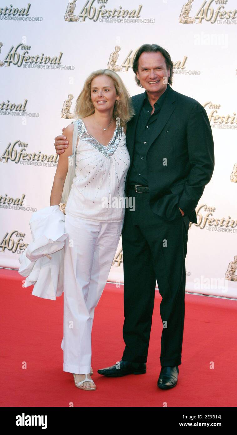 French actor Francois-Eric Gendron and his wife attend the opening ceremony  of the 46th Monte-Carlo Television Festival in Monaco on June 26, 200.  Photo by Denis GuignebourgABACAPRESS.COM Stock Photo - Alamy