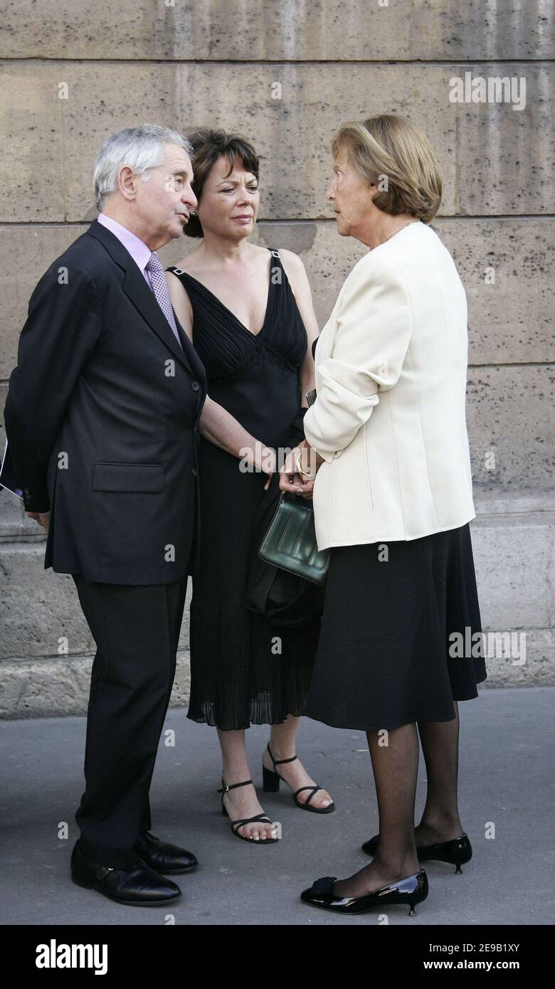 French journalist Yvan Levai attends the centenary of Marcel Bleustein