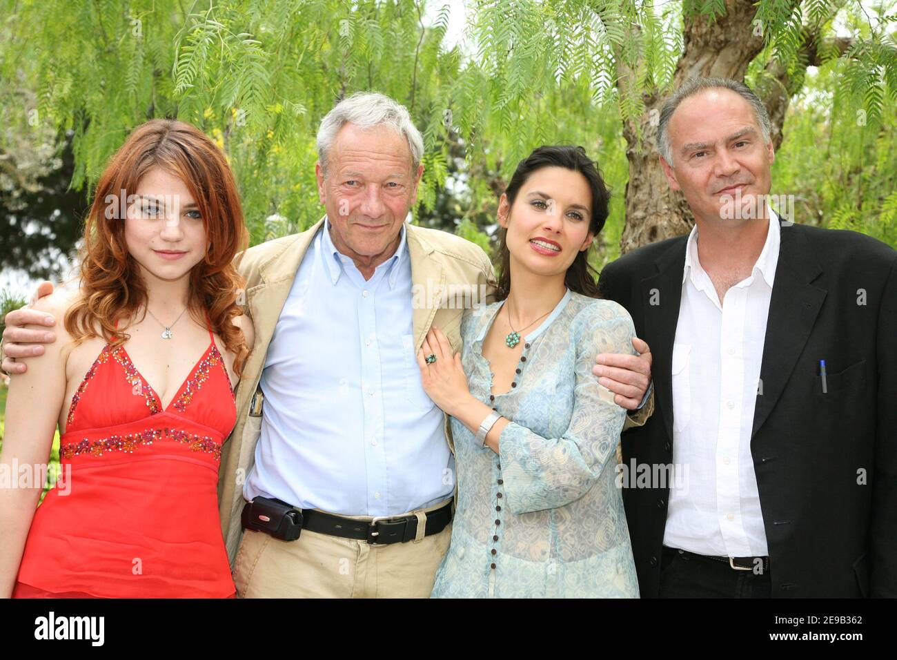 Emilie Dequenne, Vania Vilers, Noemie Kocher and Dominique Othenin Girard pose during '46th Monaco Television Festival' in Monaco, on June 28, 2006. Photo by Denis Guignebourg/ABACAPRESS.COM Stock Photo