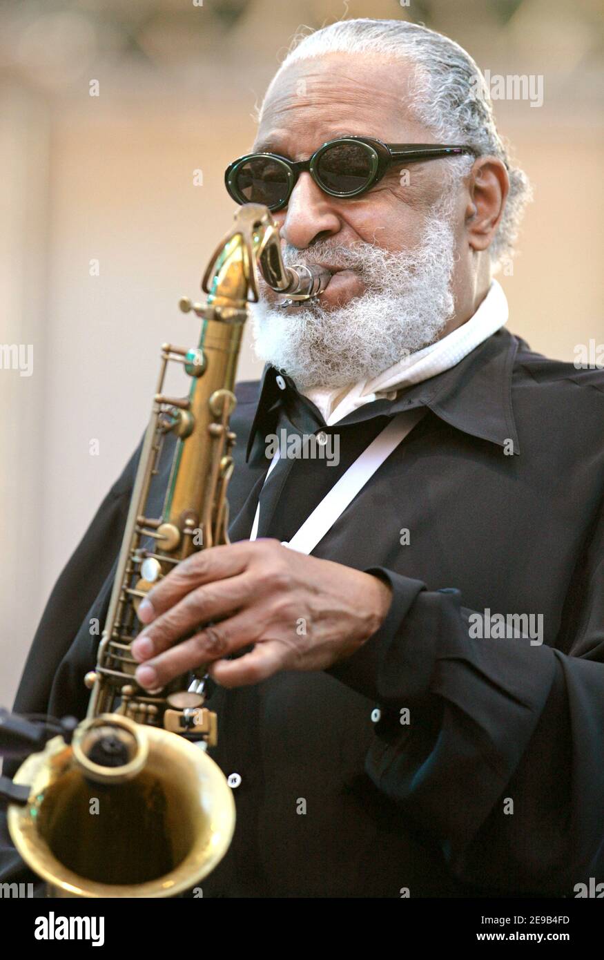 Jazz legendary tenor saxophonist Sonny Rollins performs at Jazz