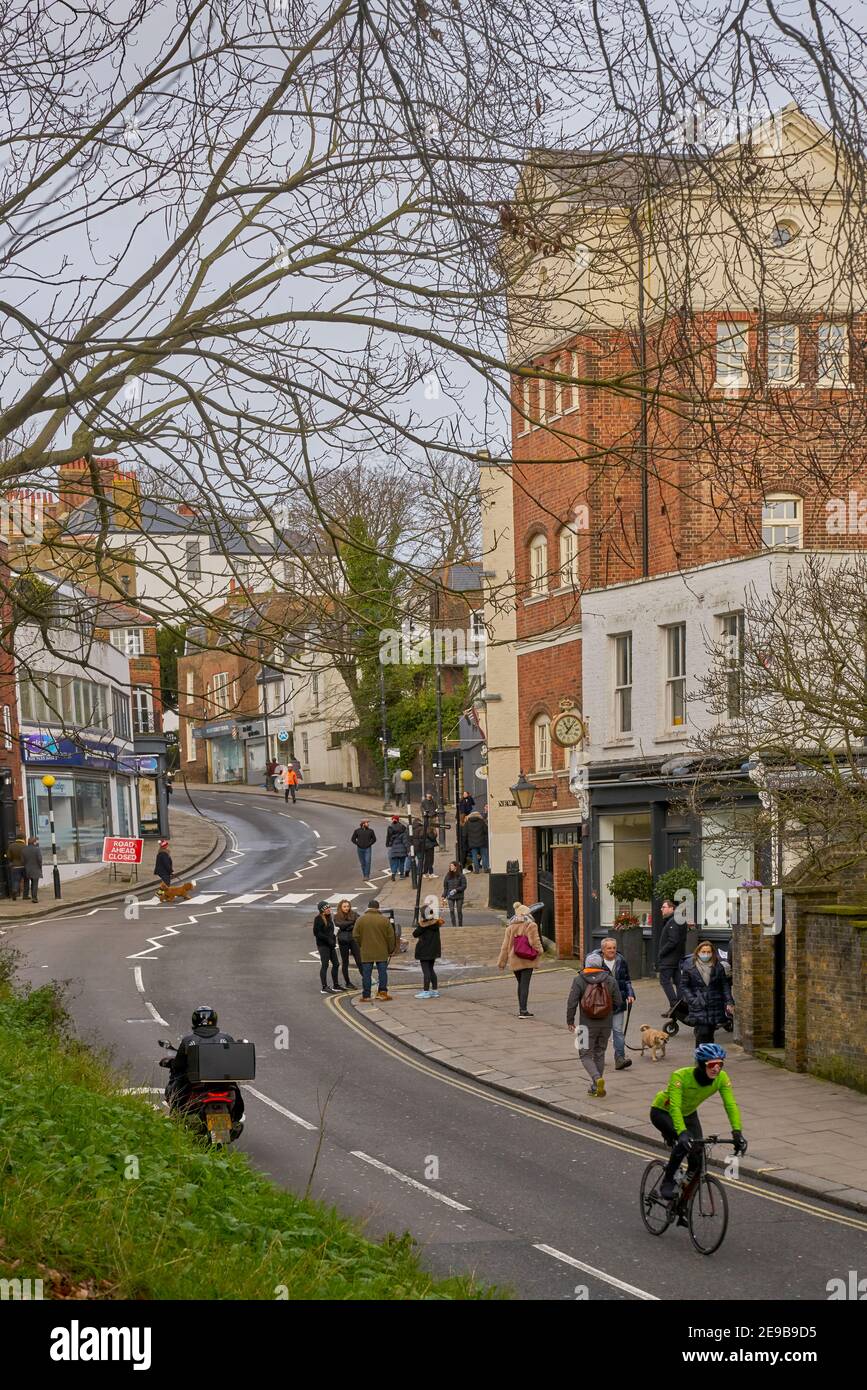 heath street in hampstead north london Stock Photo Alamy