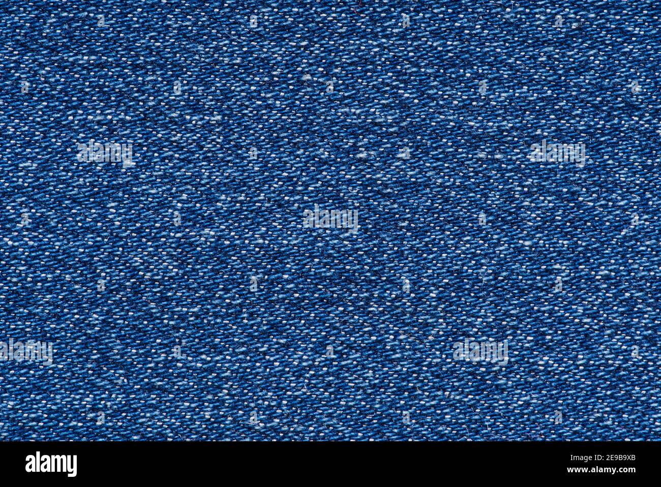 blue jeans macro texture background. Stock Photo