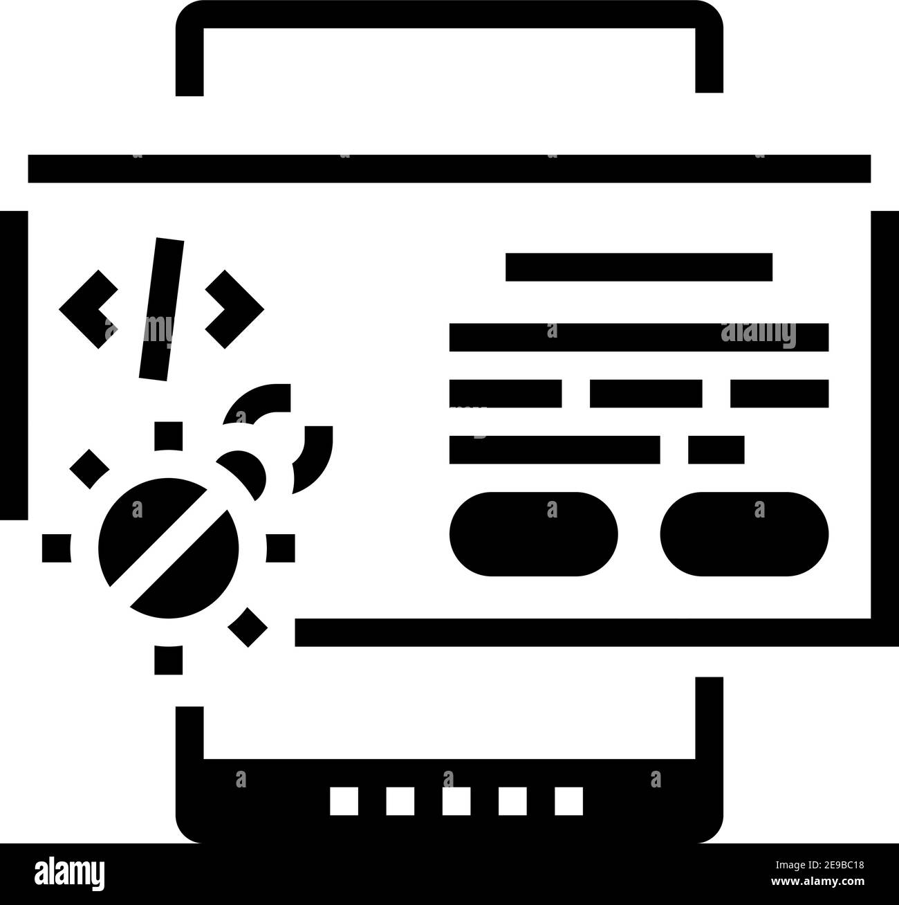 Debugging sign Black and White Stock Photos & Images - Alamy