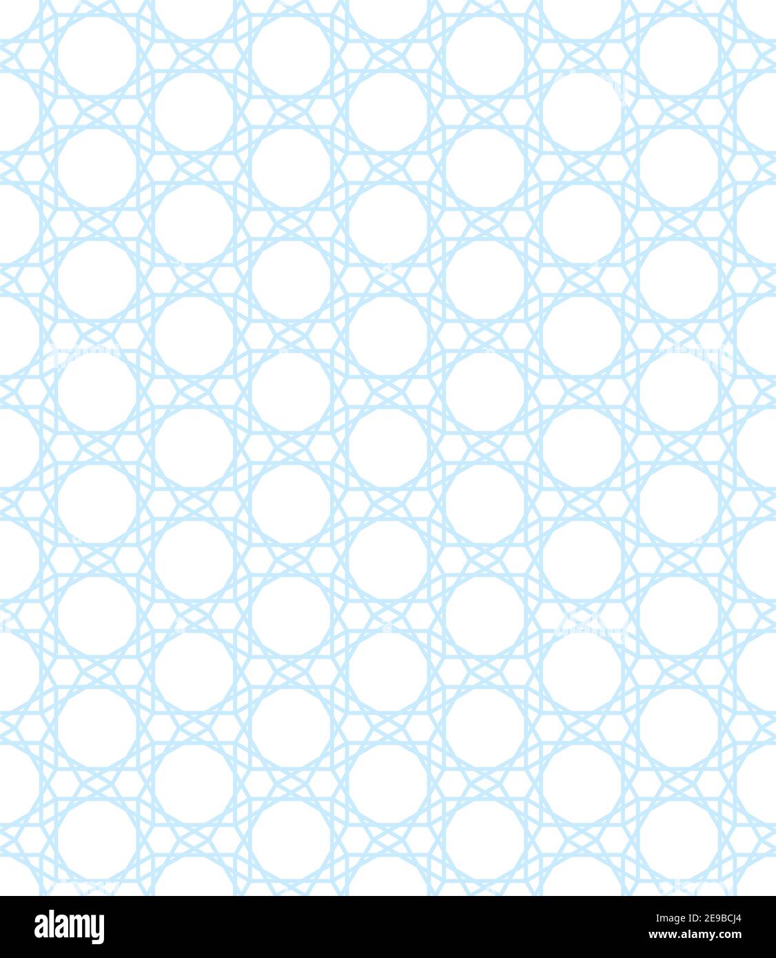 Seamless pattern of the abstract hexagonal geometric ornament Stock Vector