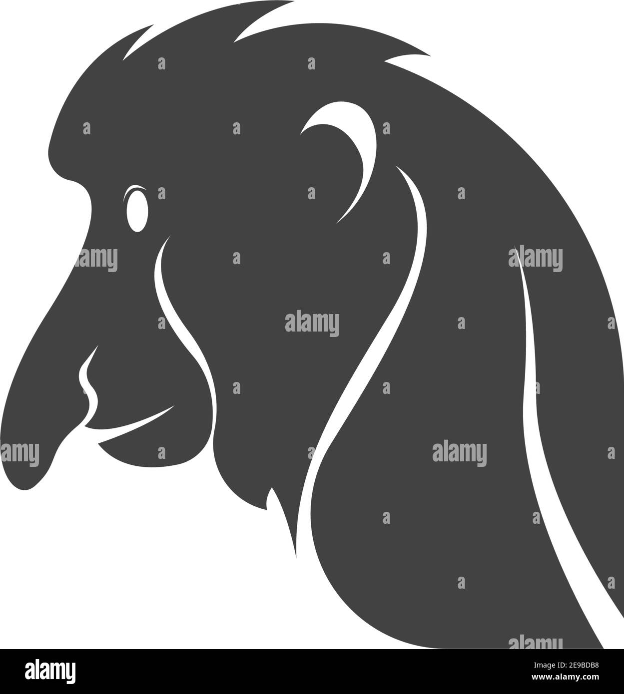Monkey logo icon illustration vector flat design template Stock Vector ...