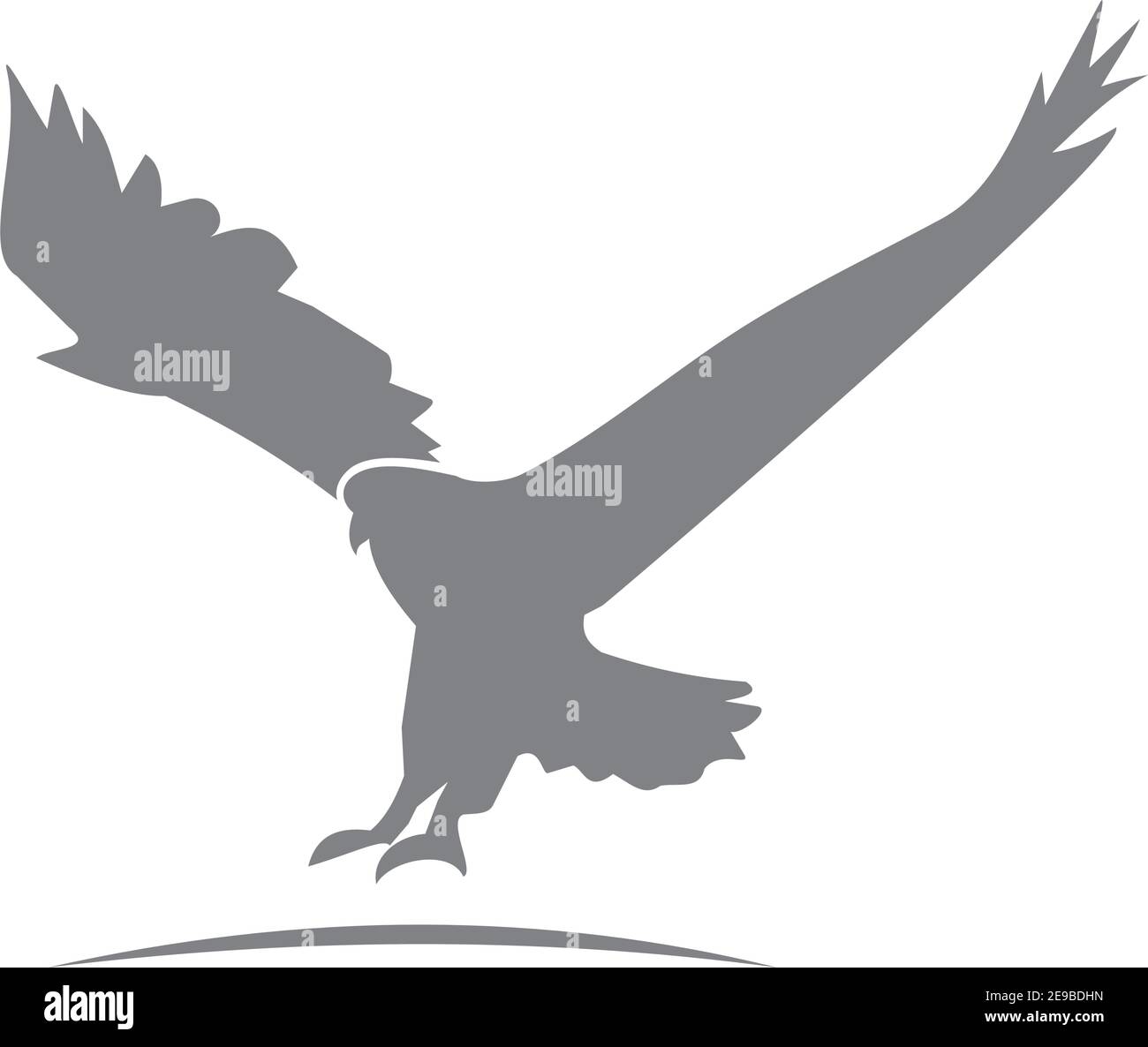 Eagle Hawk Animal Symbol Creative luxury Modern mascot emblem template ...