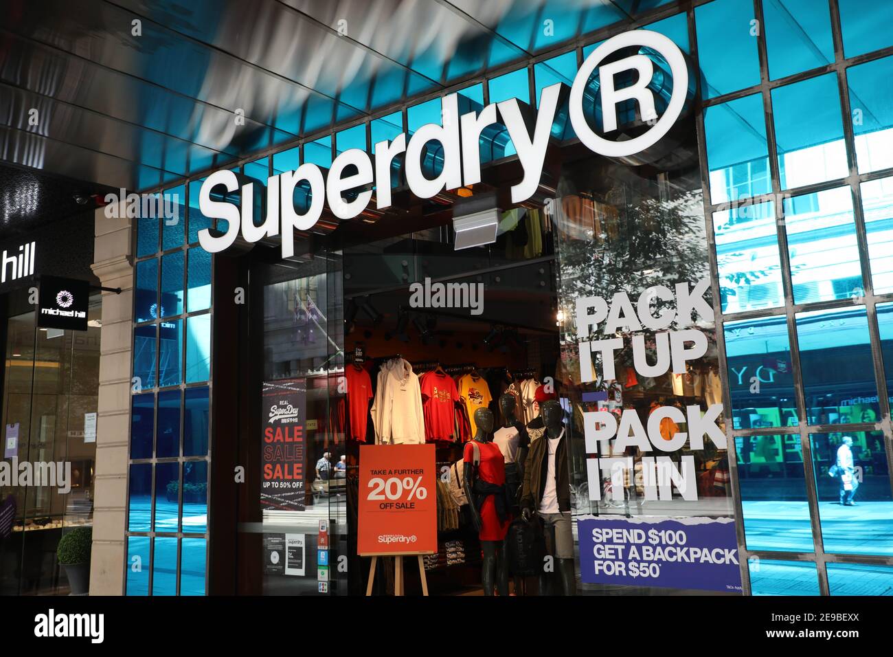 Superdry clothing store at 395 George St, Sydney NSW 2000 Stock Photo -  Alamy