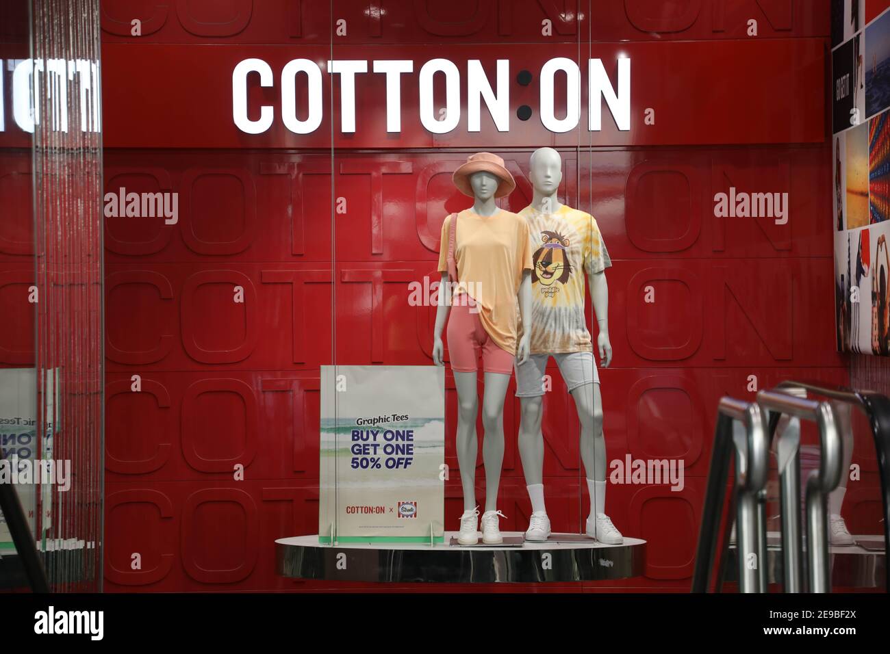 Cotton On store, Sydney, Australia Stock Photo Alamy
