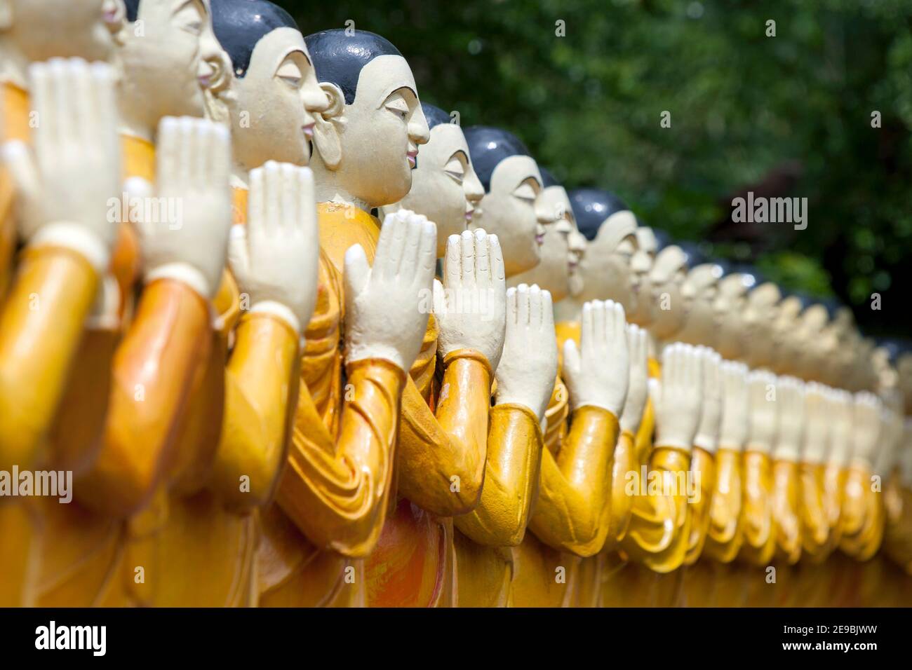 Buddhist monk praying hands hi-res stock photography and images - Alamy
