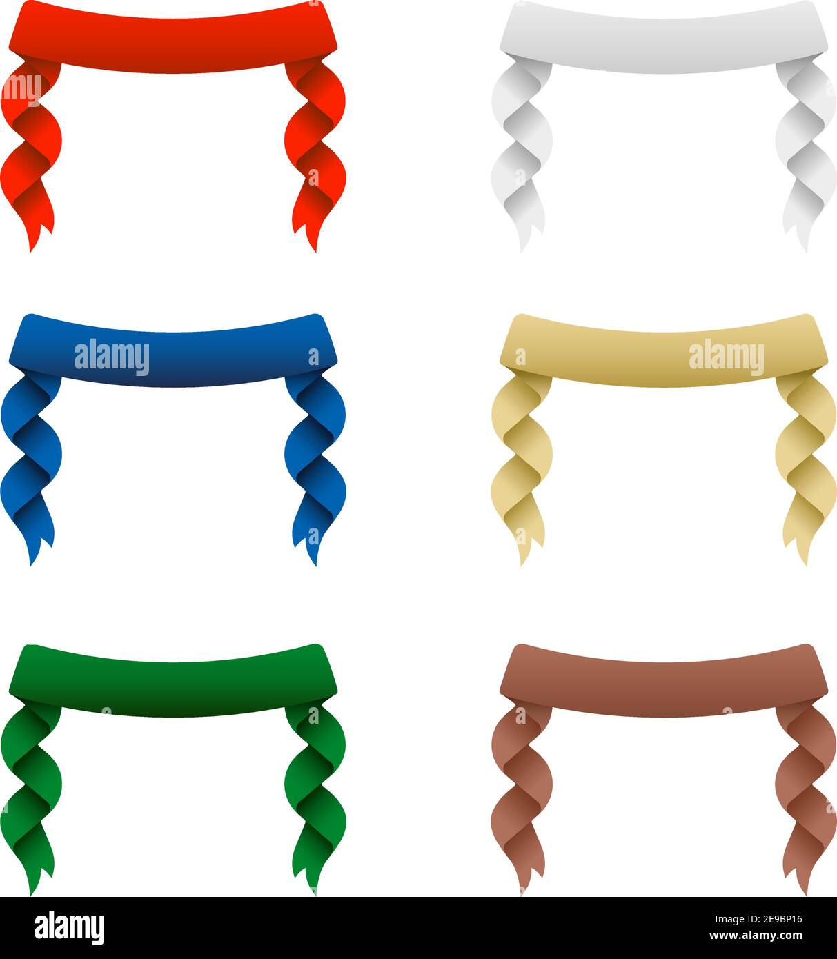 Ribbon banner vector illustration set Stock Vector Image & Art - Alamy