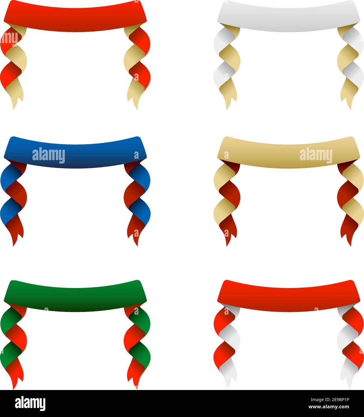 Ribbon banner vector illustration set Stock Vector Image & Art - Alamy