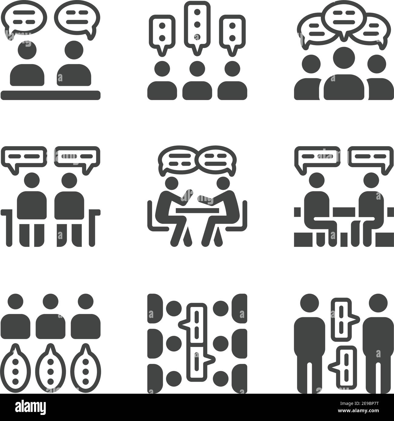 Three people talking Black and White Stock Photos & Images - Alamy