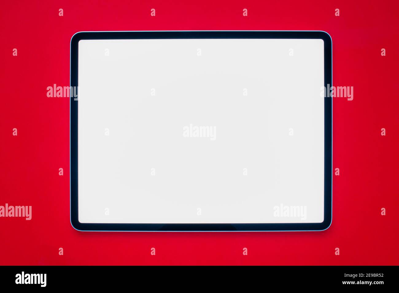 Tablet Red Screen A tablet with a white screen on a red background Stock Photo - Alamy