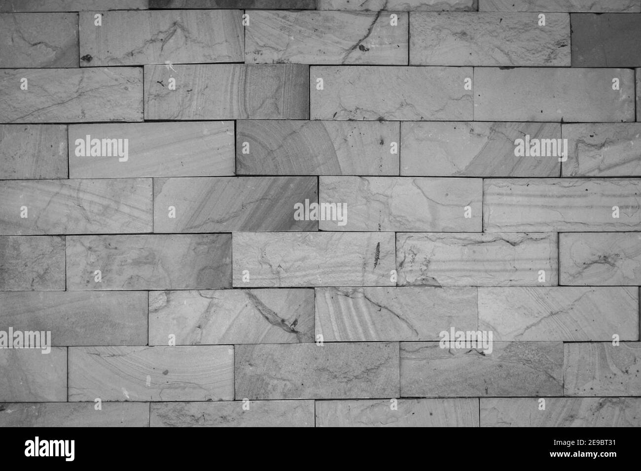 stone wall made with blocks background Stock Photo Alamy