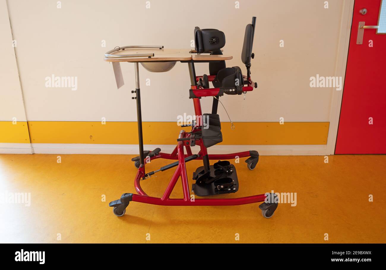 Special chair for disabled children, chair in which a child can stand