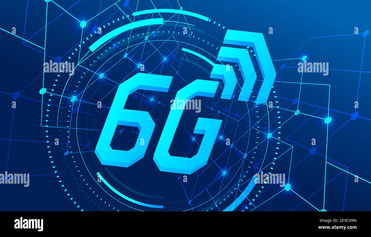 High speed 6G global mobile network, Modern data transfer technology