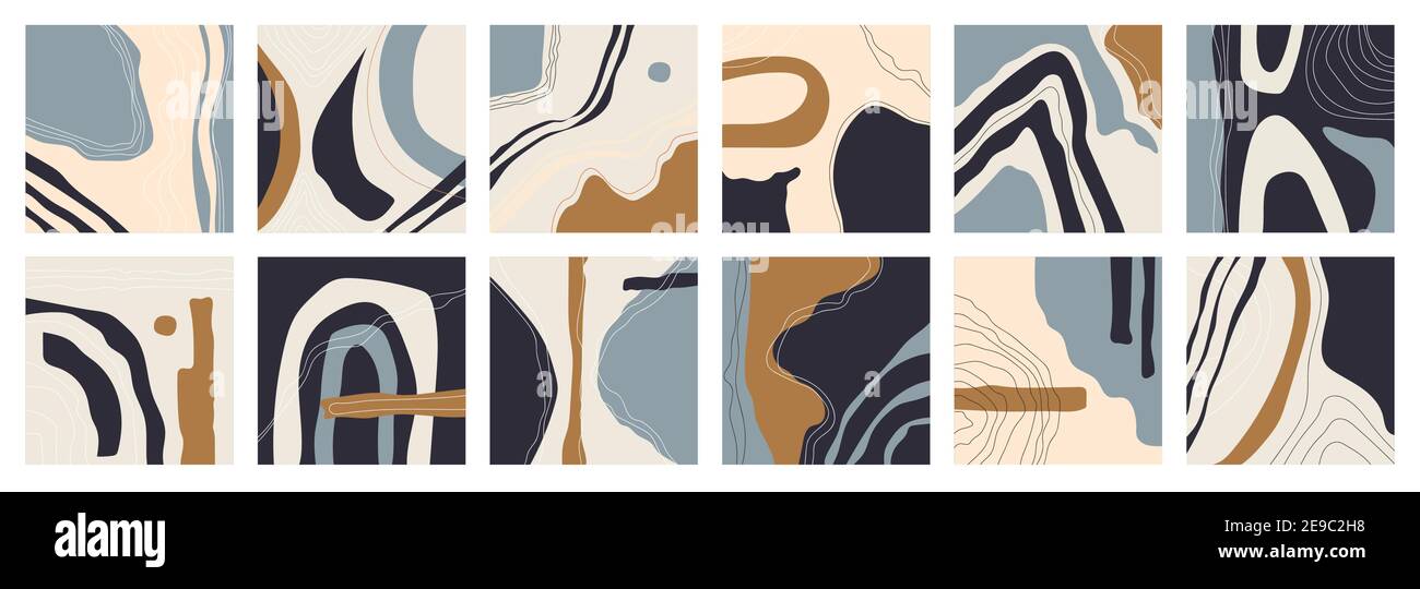 Big set of various vector highlight covers.  Stock Vector