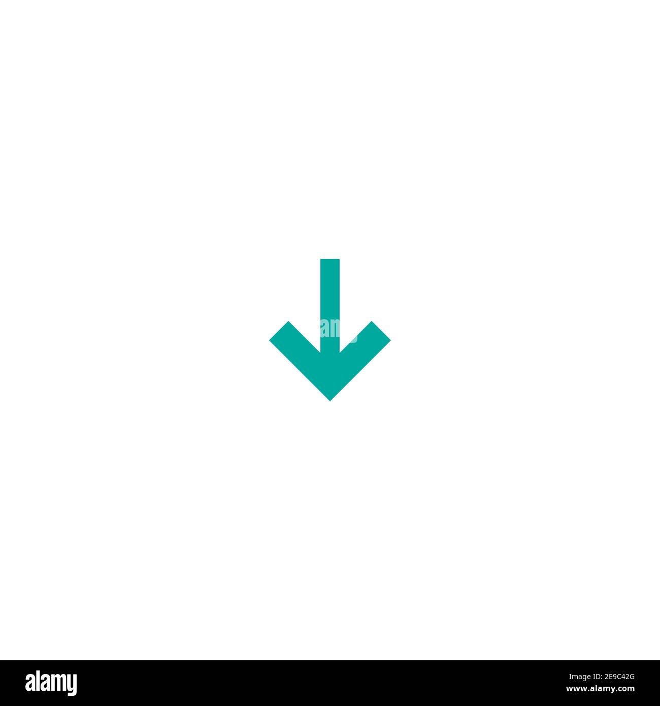 Blue sharp arrow down icon. download sign. isolated on white. Vector flat button Stock Vector Image & Art - Alamy Blue sharp arrow down icon. download sign. isolated on white. Vector flat button Stock Vector Image & Art - Alamy