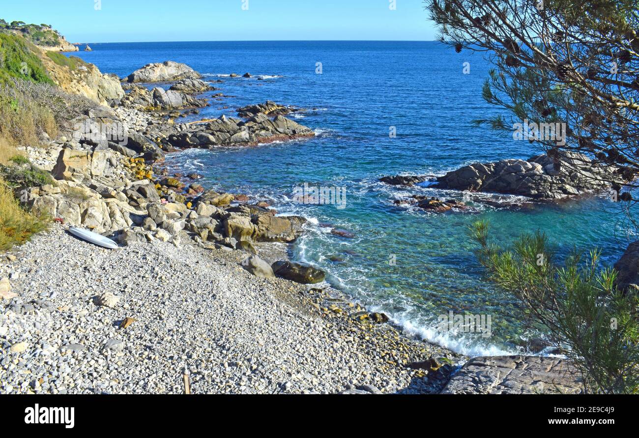 Coves de Palamos, Costa Brava Catalonia Spain Stock Photo - Alamy