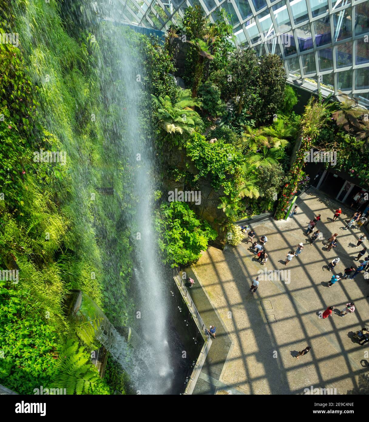 Gardens by the Bay urban nature park in Singapore Marina Bay Stock Photo