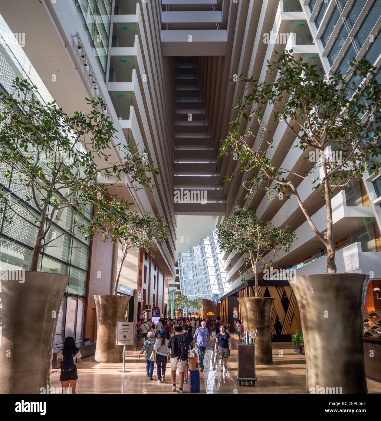 Singapore - Summer 2020: Marina Bay Sands casino hotel resort with ...