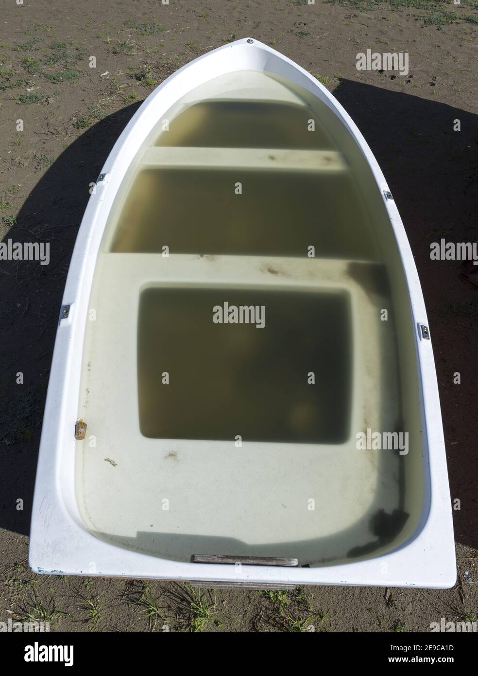 Boat Full with Water Stock Photo Alamy