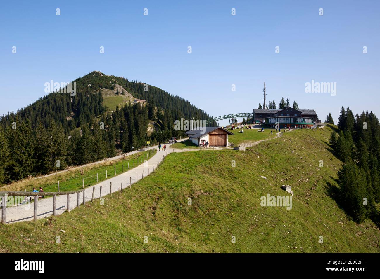 Mountain station at the Wallberg mountain, Bavaria, Germany, Europe Stock Photo