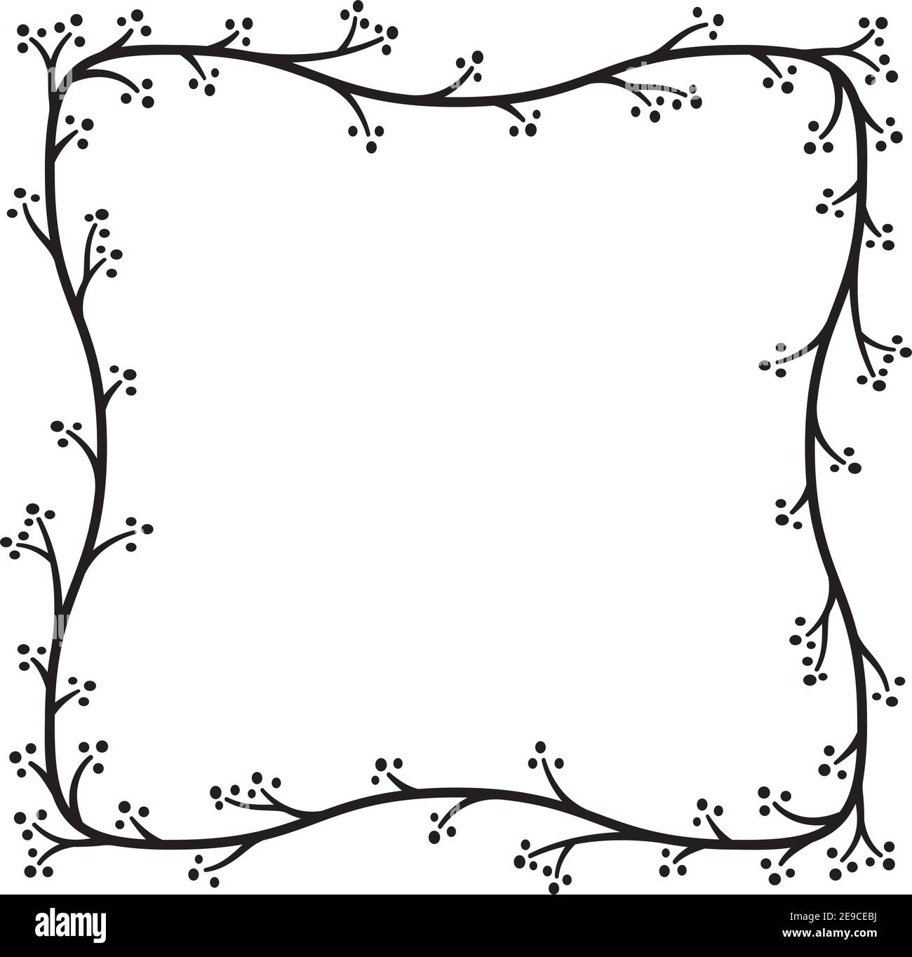 Christmas Lights Clipart Border Black And White