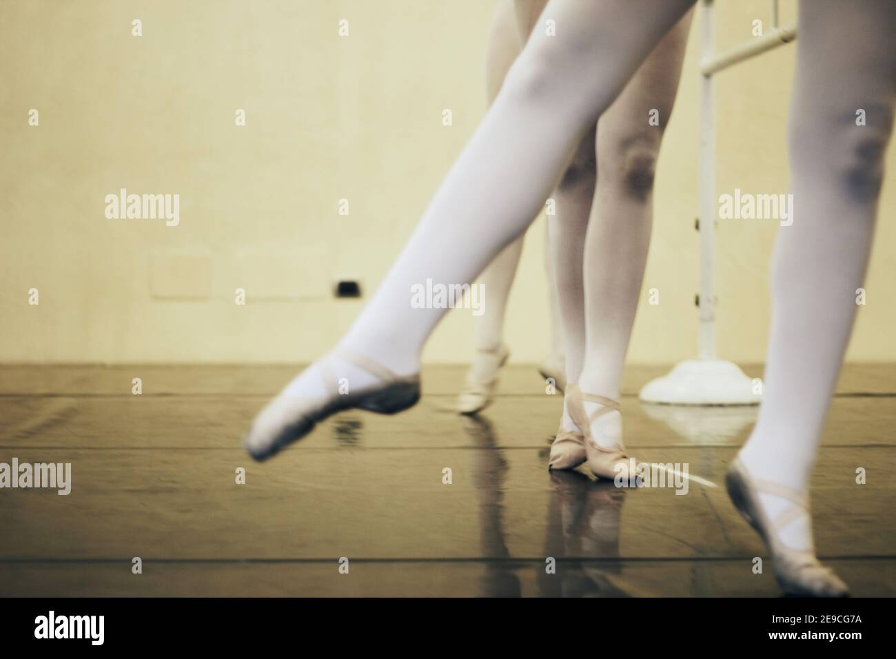 legs of ballet dancers in training Stock Photo Alamy