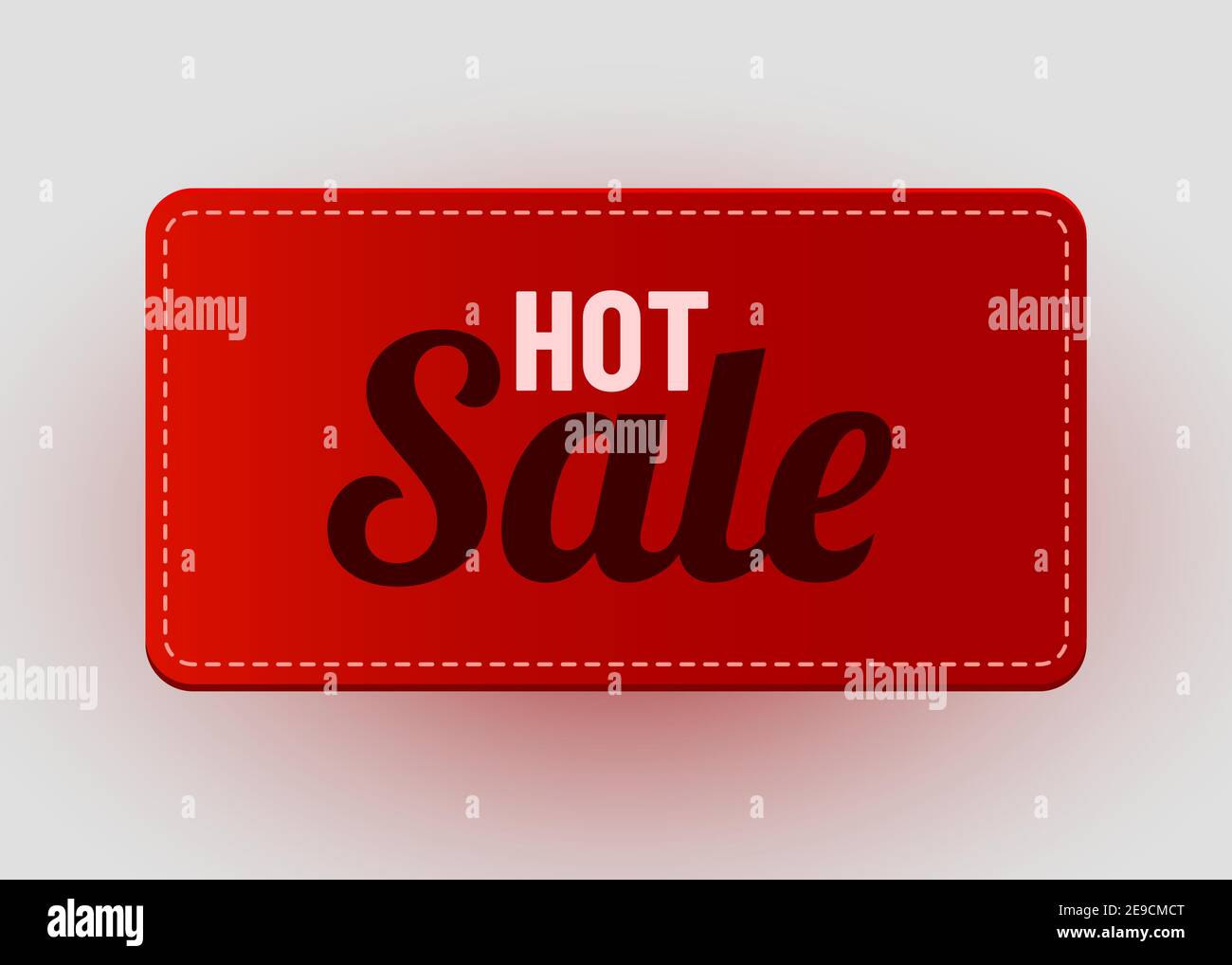 Realistic label. Hot deal and sale offer text banners design objects ...