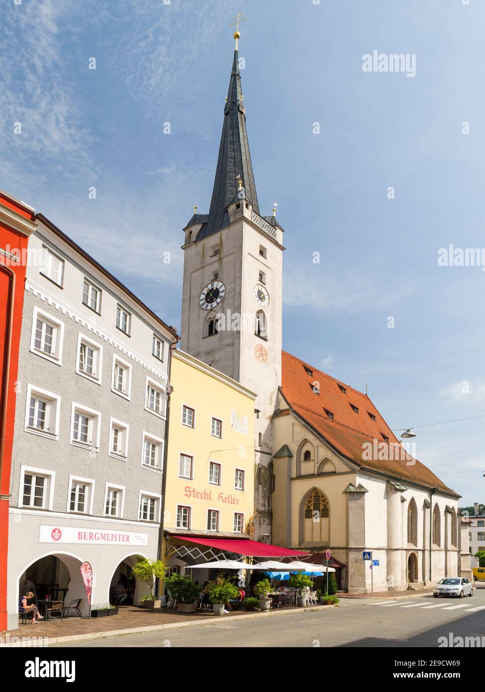 Church Frauenkirche (church of our lady). The medieval old town of
