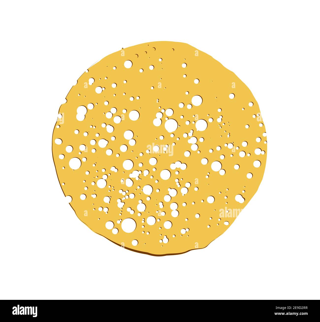 pancake Vector illustration isolated on white background. Round flapjack. Pancake week. fritter. Stock Vector