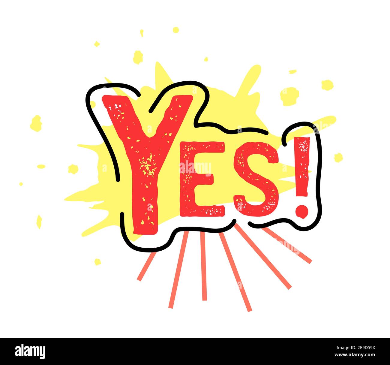 Speech Bubble, paint design vector illustration on white background Stock Vector