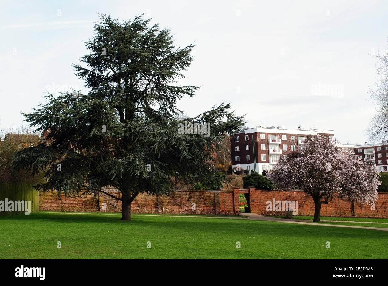 The Walled Garden in Gladstone Park, Dollis Hill, London. Stock Photo