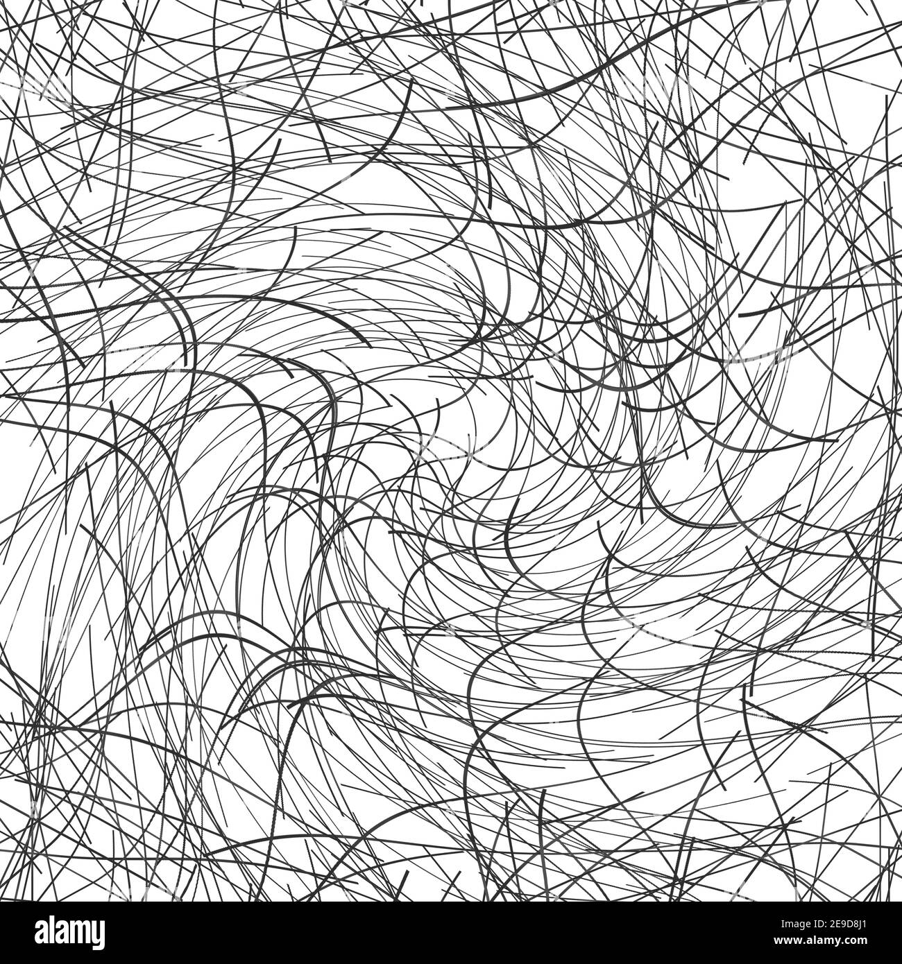 Messy lines drawn on a white background Stock Photo Alamy