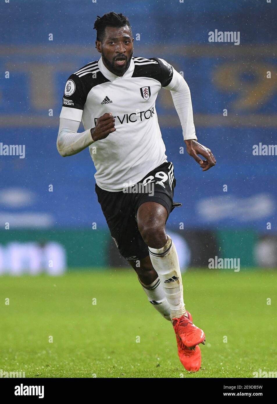 Andre Frank Zambo Anguissa Of Fulham Brighton Hove Albion V Fulham Premier League Amex Stadium Brighton Uk 27th January 21 Editorial Use Only Dataco Restrictions Apply Stock Photo Alamy