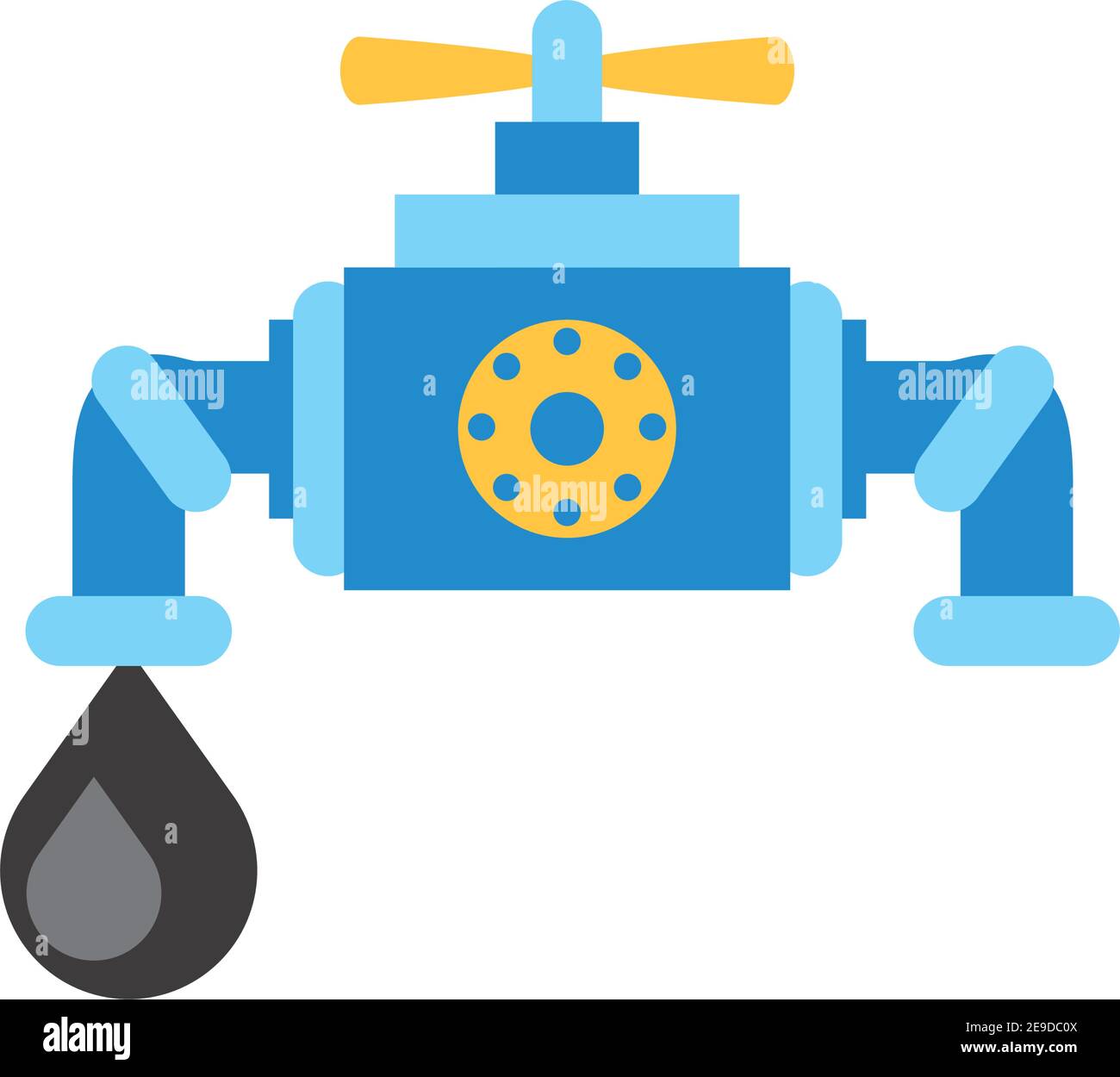 Fracking oil field Stock Vector Images - Alamy