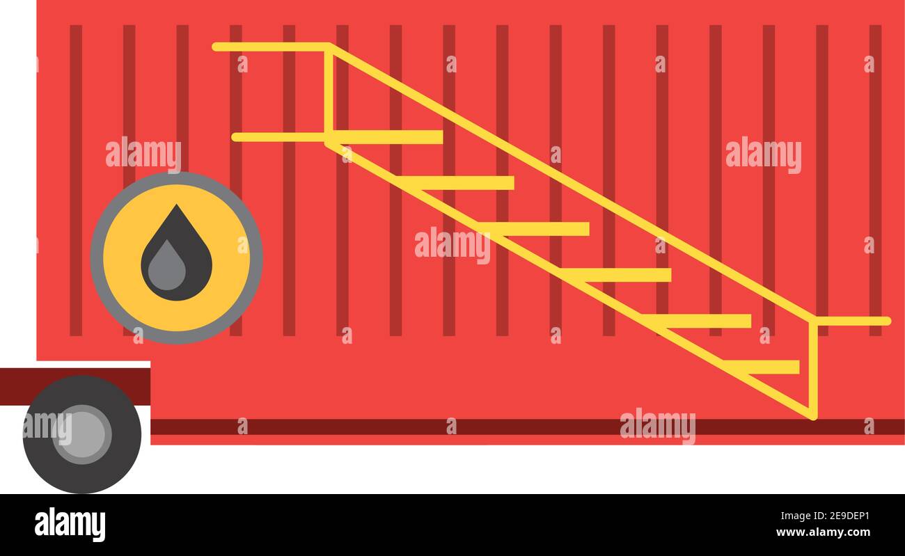 fracking container storage with ladders vector illustration Stock ...